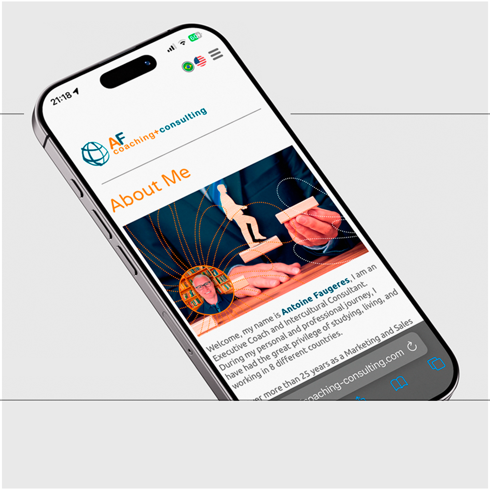 WEBSITE PORTFÓLIO TRILÍNGUE