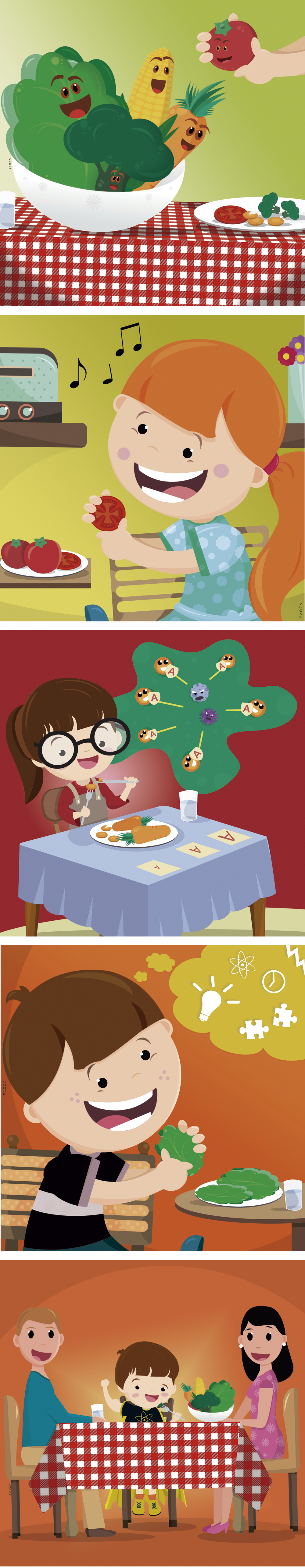 Ilustrações para capa e páginas capitulares