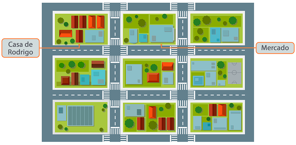 Ilustrações de página dupla e internas (livros didáticos)