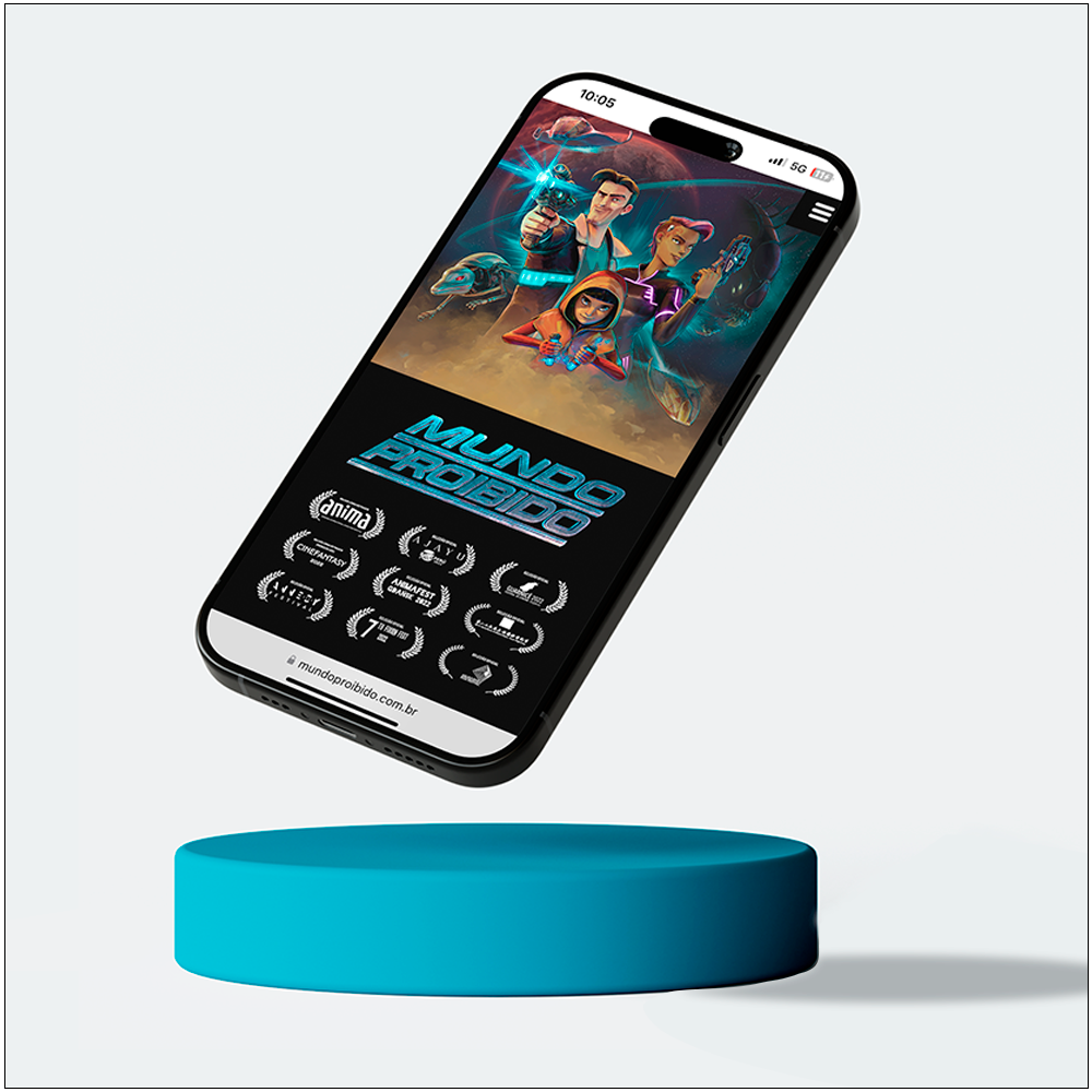 Website para o filme