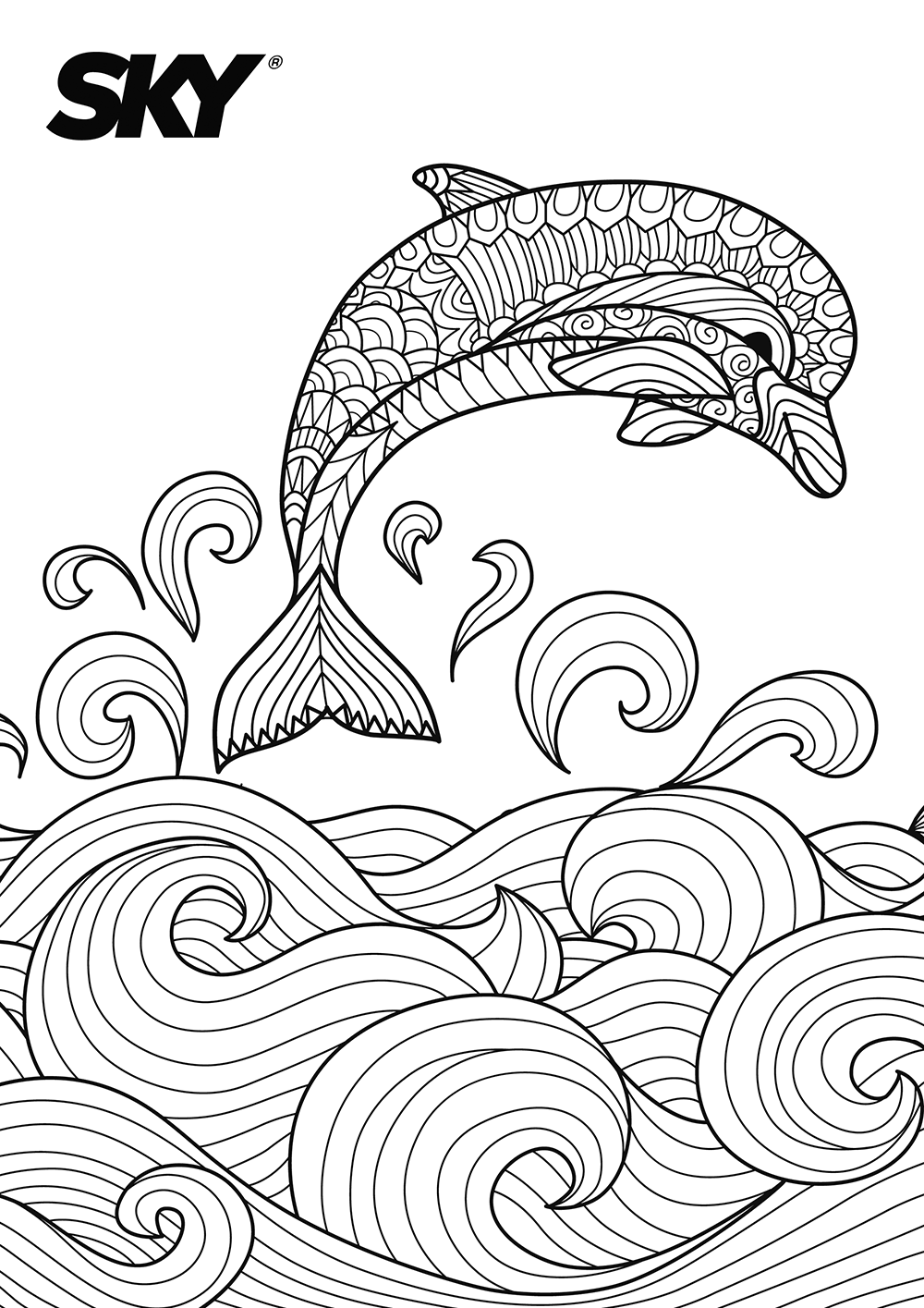 Desenhos para Colorir - Área Infantil - Estande Sky