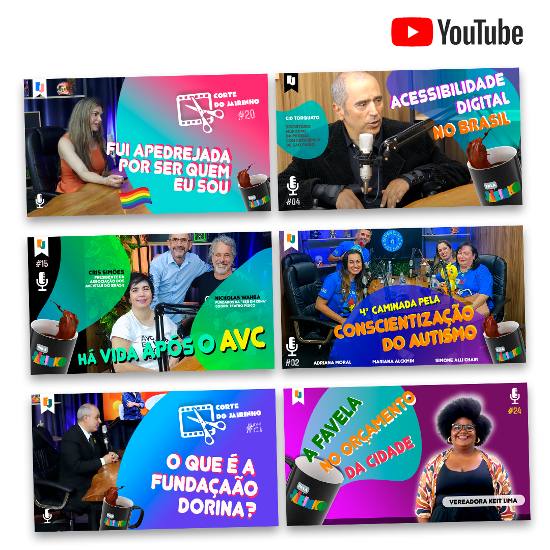 LOGOMARCA, CANAL YOUTUBE, WEBSITE E SOUVENIRS