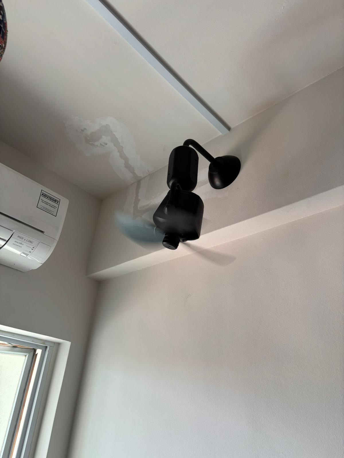 Corner fan troubleshooting and installation electrician Singapore