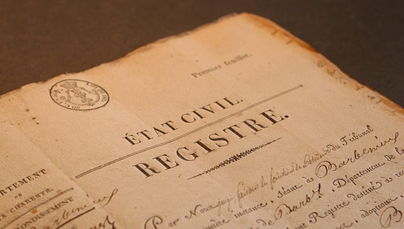 Demande d'acte d'état civil
