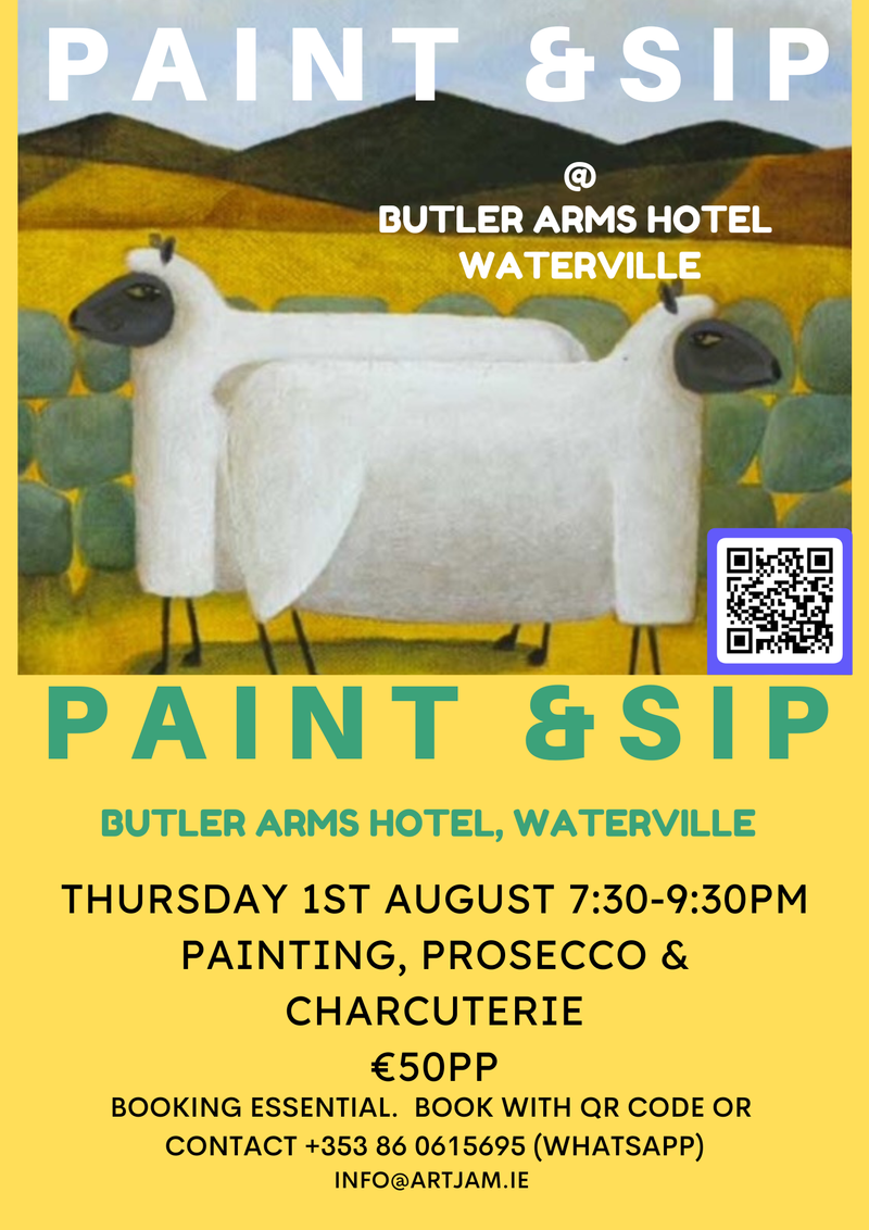 Paint & Sip 1st August at Butler Arms