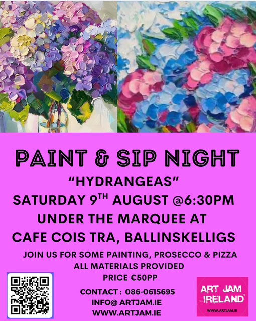 PAINT & SIP 9TH AUGUST