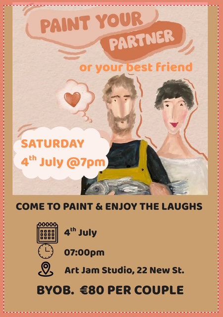 PAINT YOUR PARTNER - SAT 4TH JULY