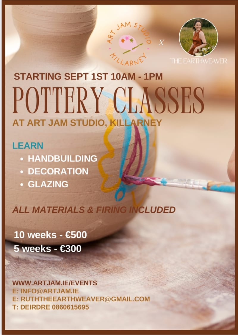 POTTERY CLASSES - 5 WEEKS