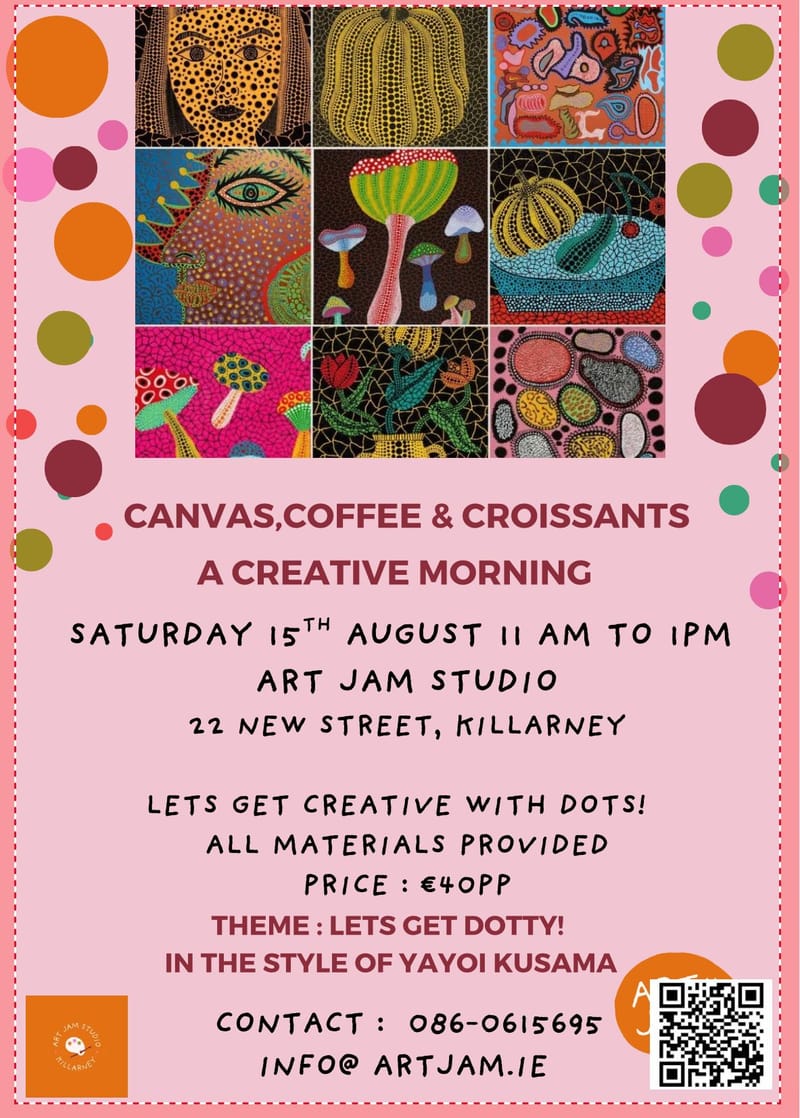 Canvas, Coffee & Croissants - Saturday 15th August 11 am
