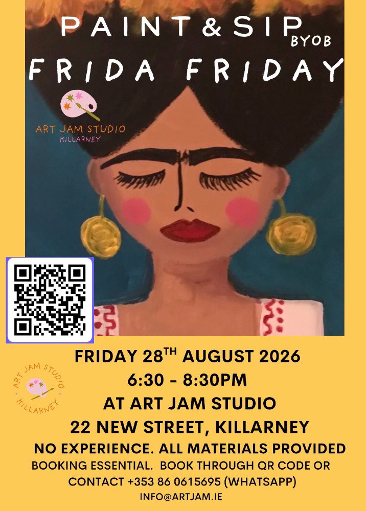 FRIDA FRIDAY - PAINT & BYOB SIP.  28 AUGUST