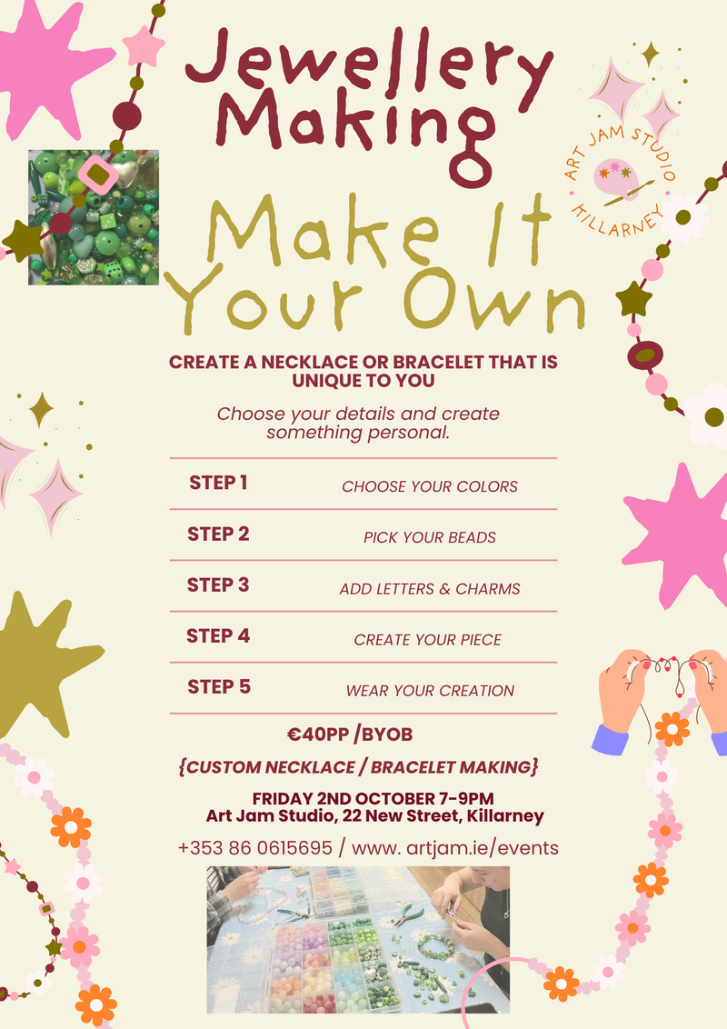 JEWELLERY MAKING  - 2nd October at 7pm