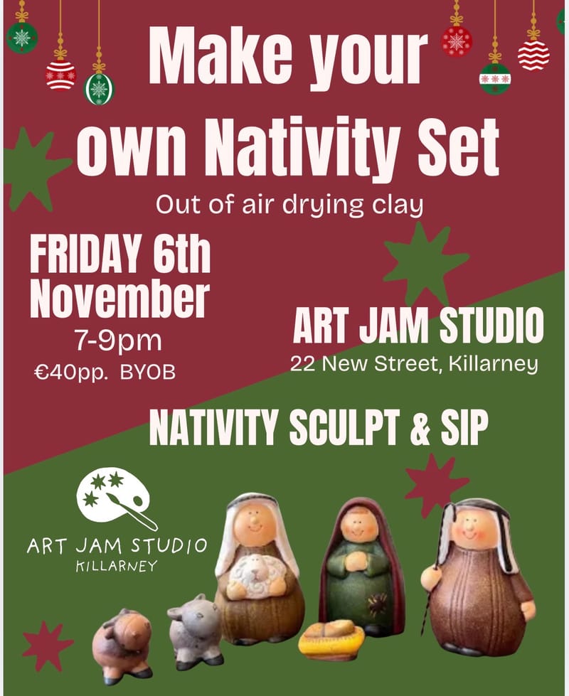 NATIVITY SCULPT & SIP - FRIDAY 6TH NOVEMBER