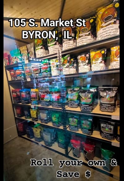 Walk-in Humidor full of loose-leaf roll your own!!!