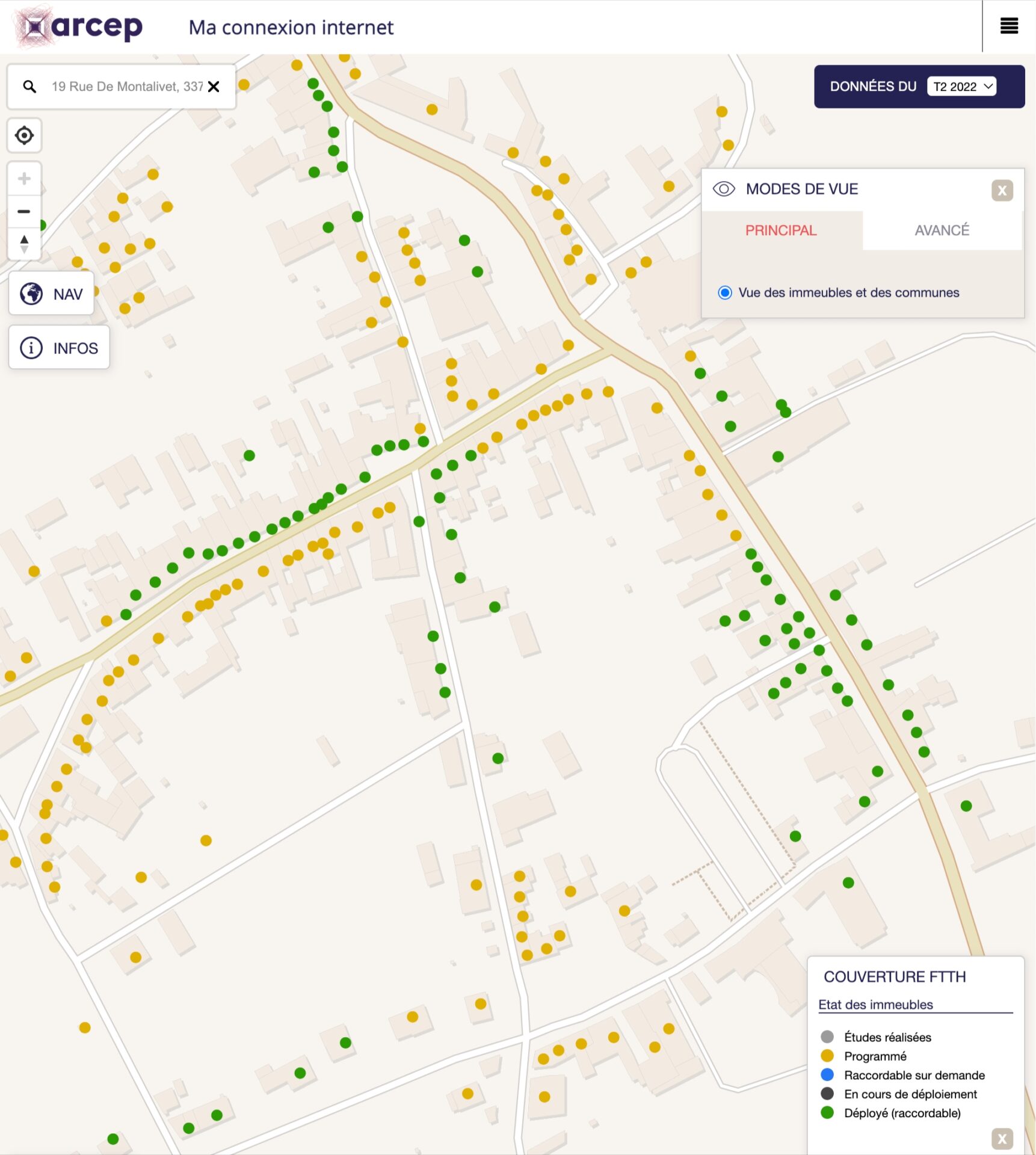 Une carte pour suivre l’avancée du déploiement de la fibre