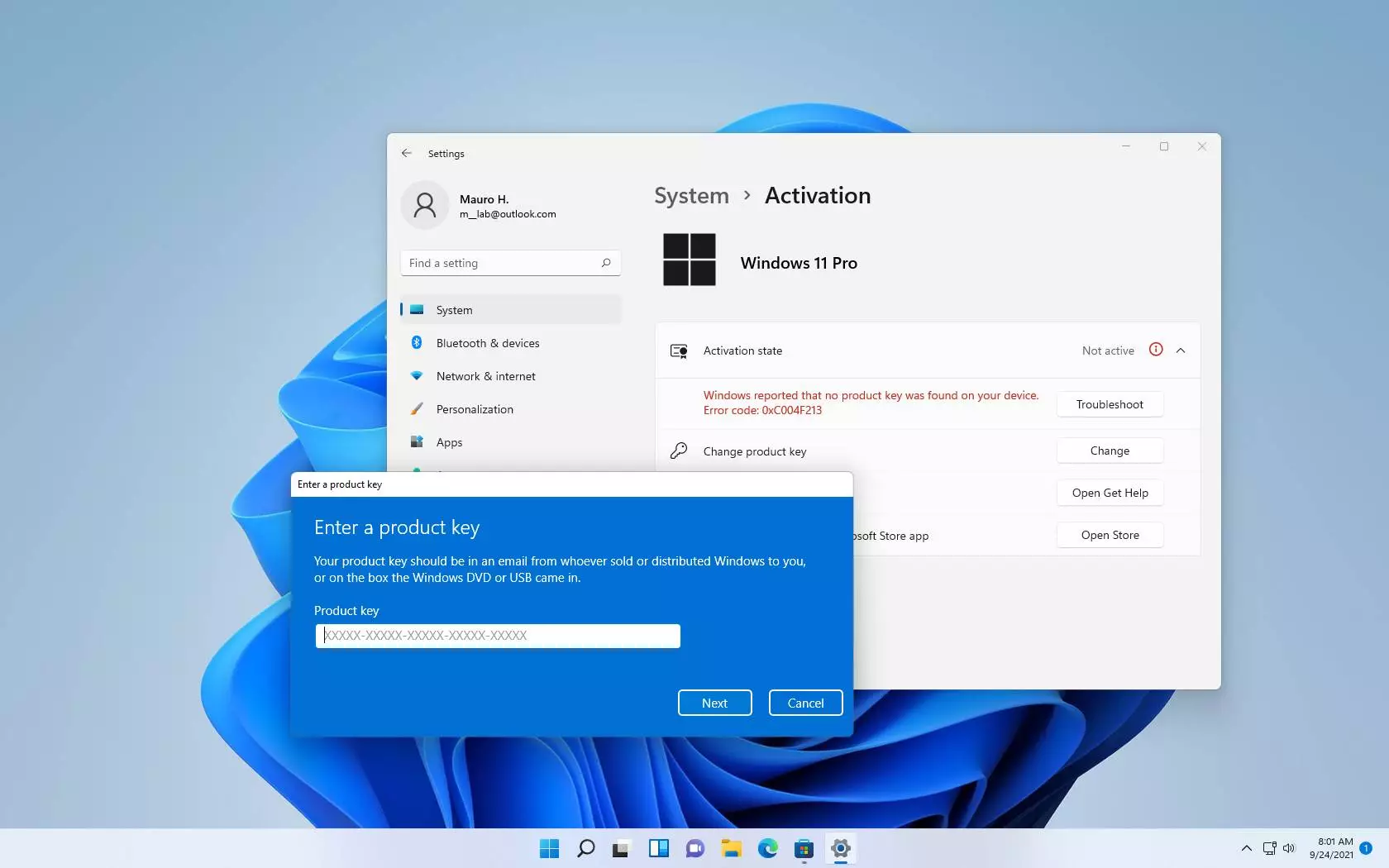 activation windows 10/11