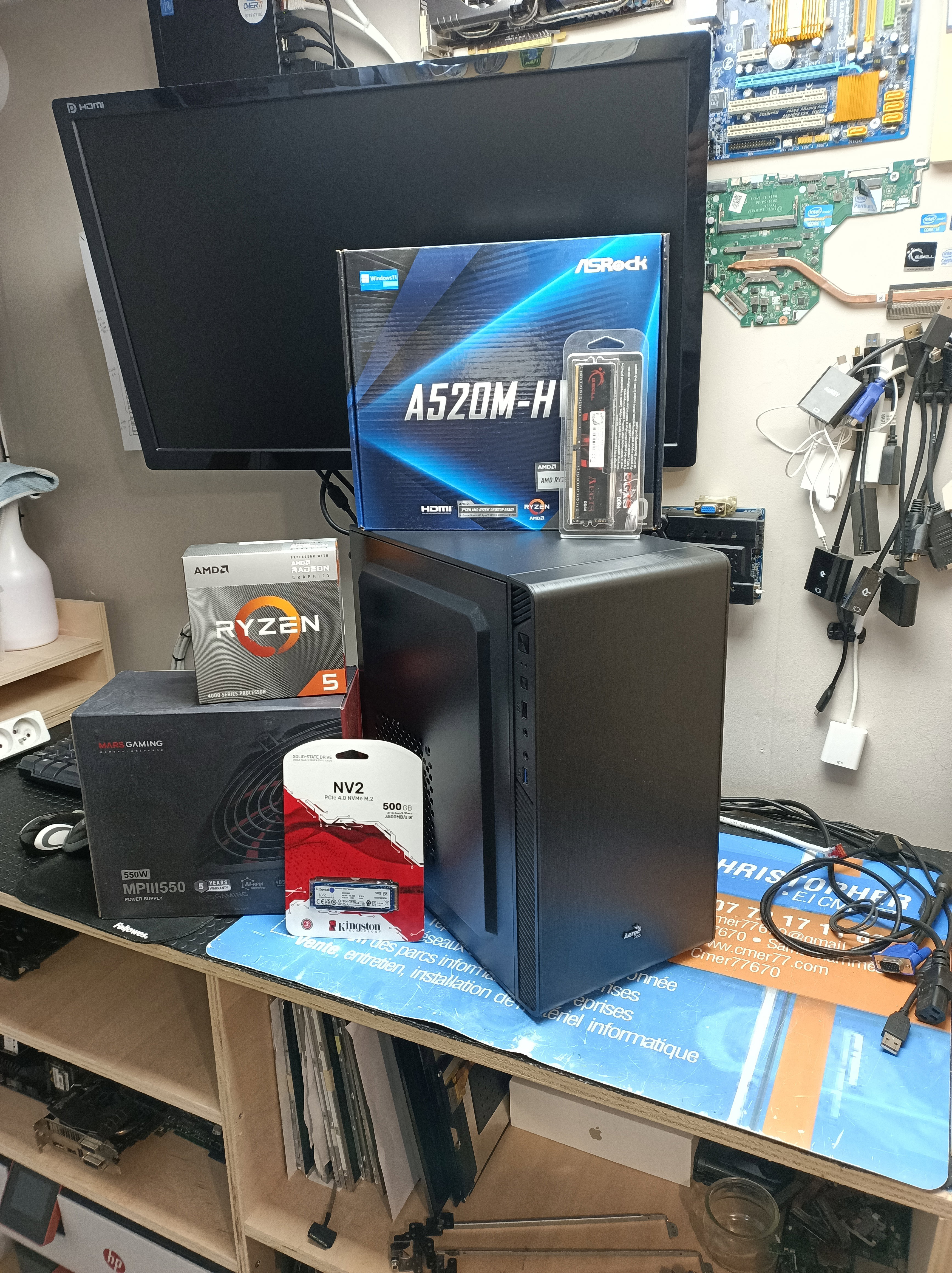 PC Gamer & Montage : Création sur Mesure