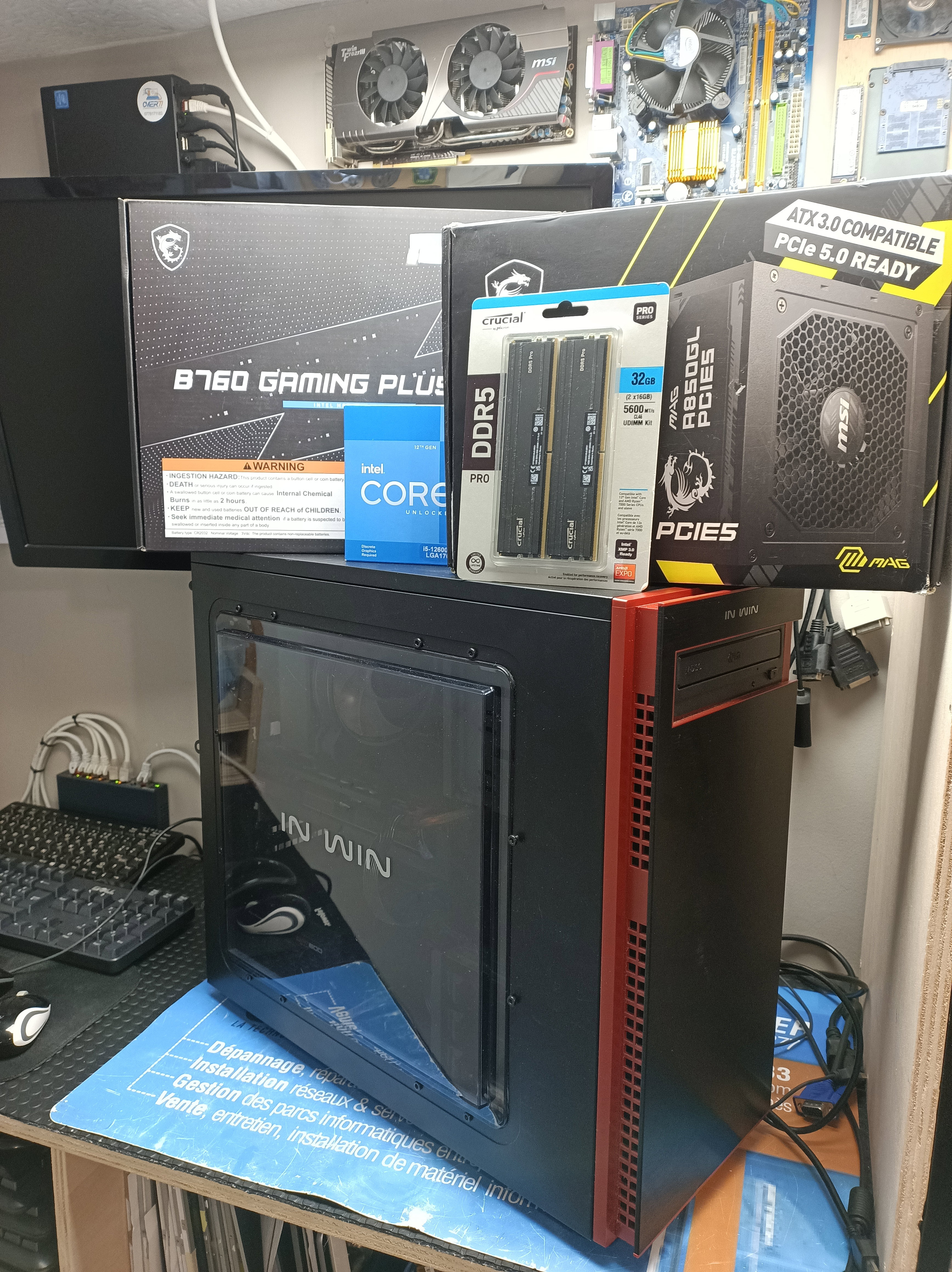 PC Gamer & Montage : Création sur Mesure