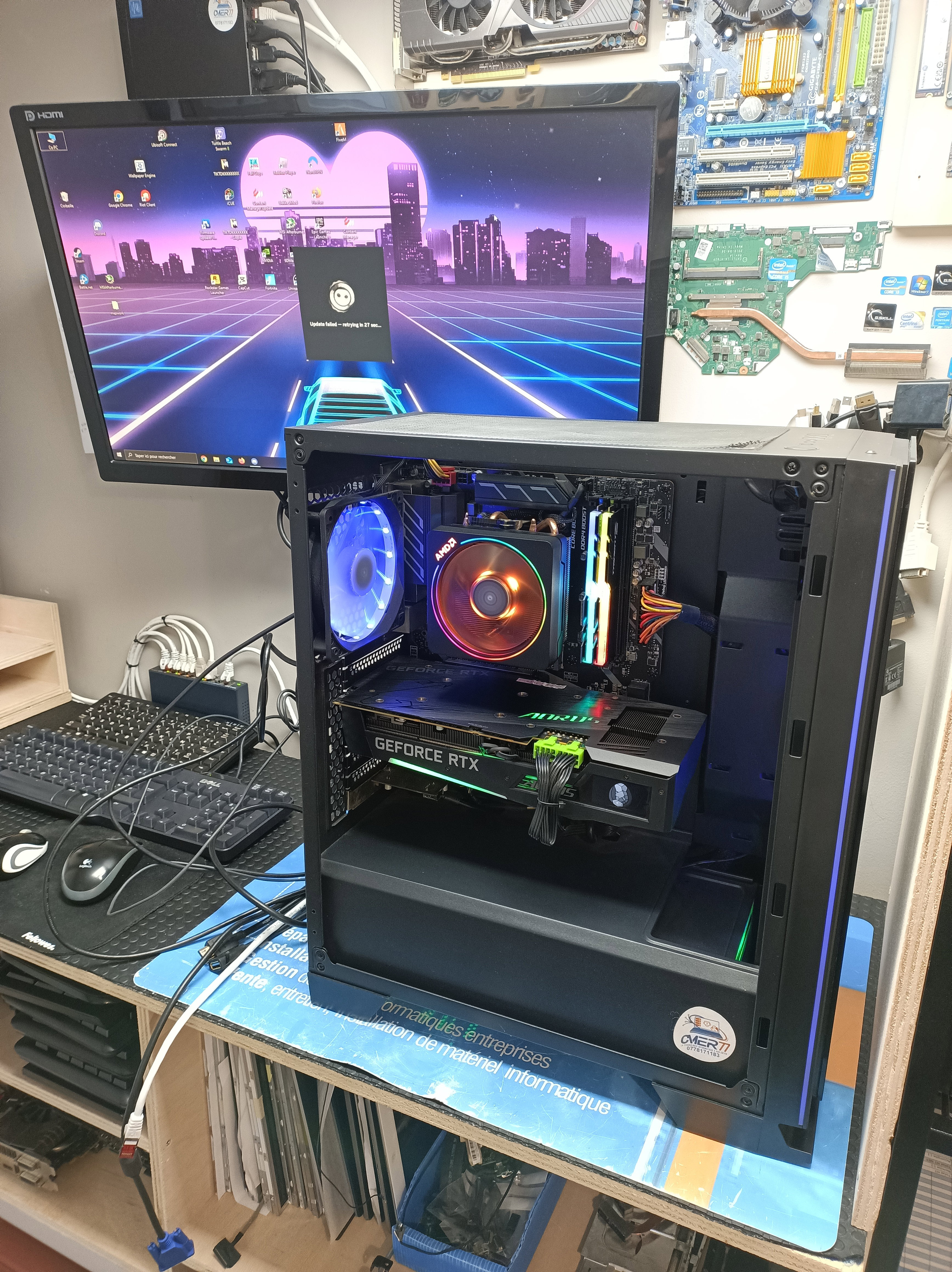 PC Gamer & Montage : Création sur Mesure