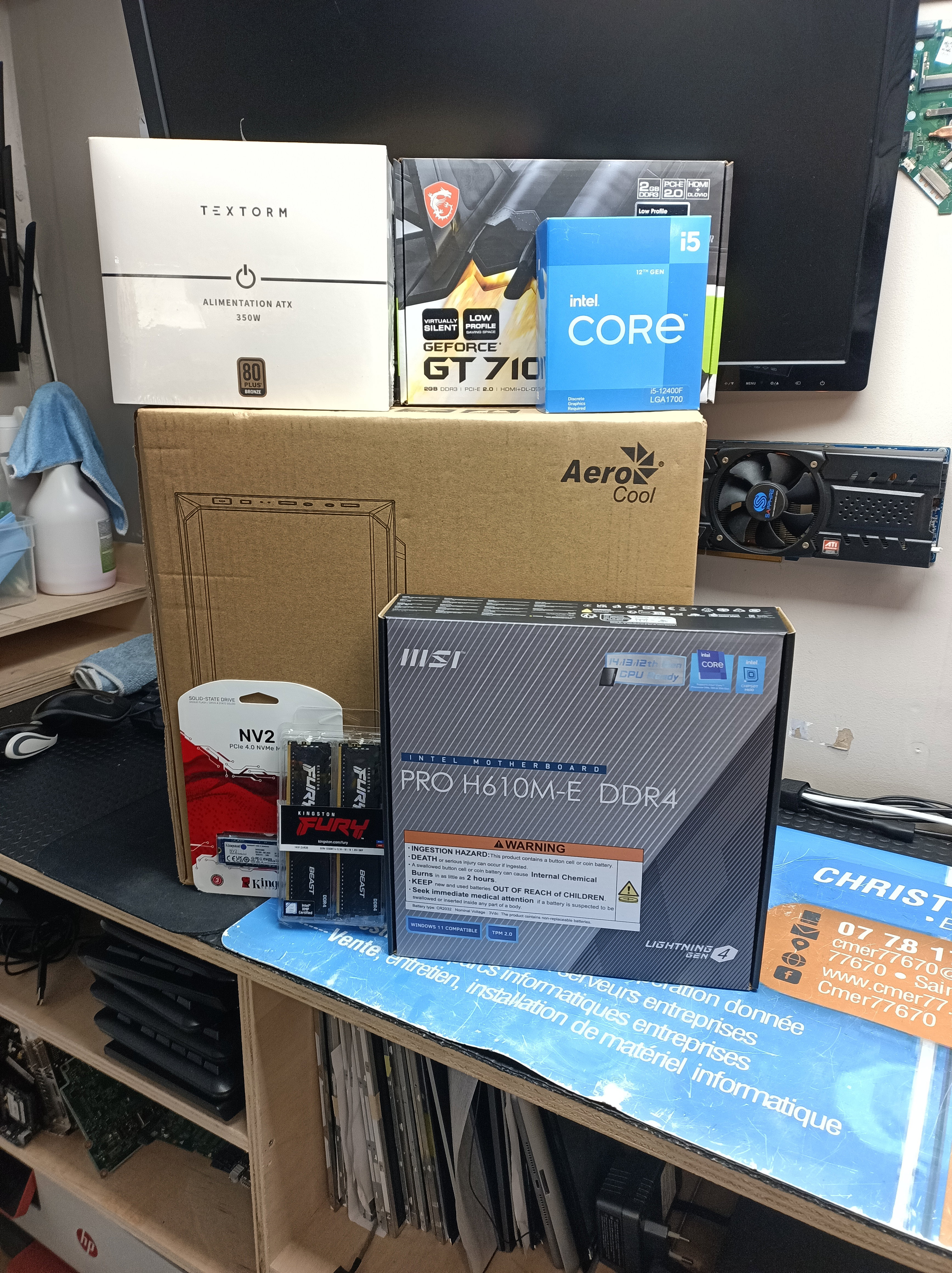 PC Gamer & Montage : Création sur Mesure