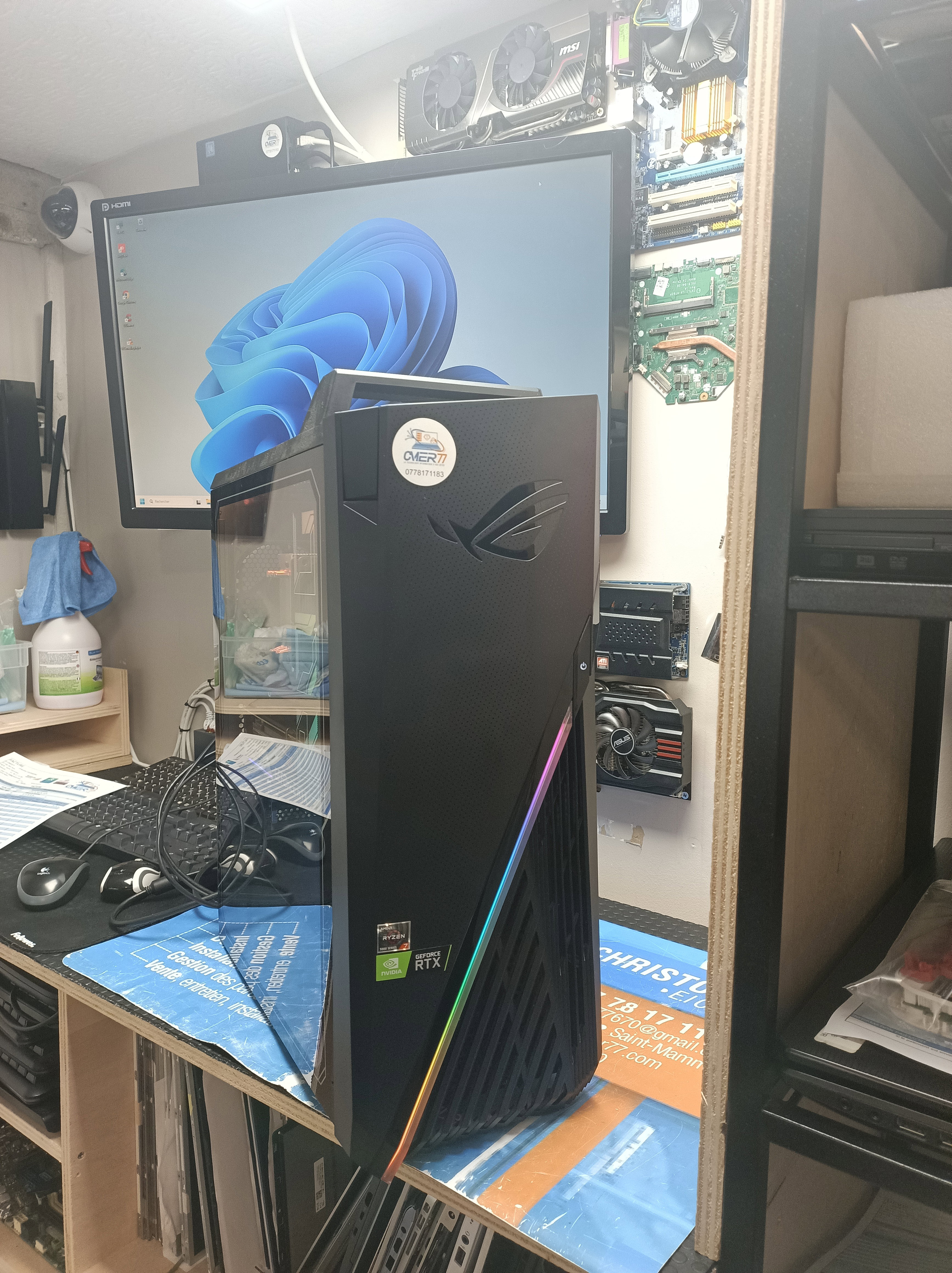 PC Gamer & Montage : Création sur Mesure