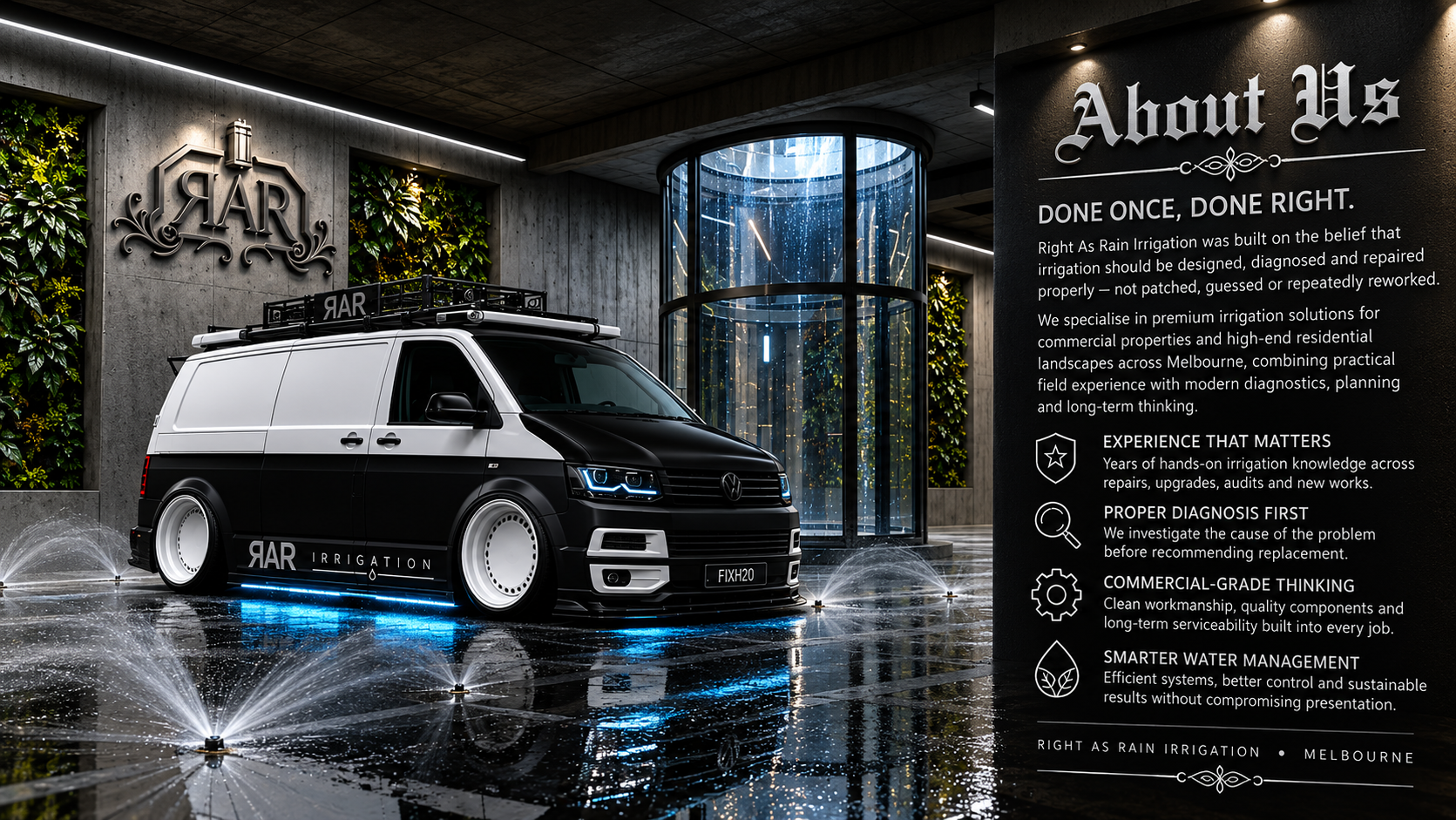 About Right As Rain Irrigation | Melbourne Irrigation Experts