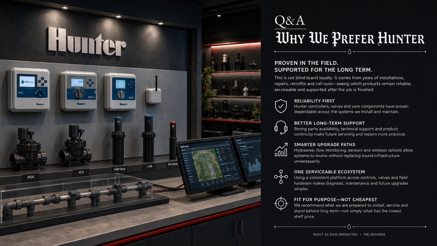 Why We Prefer Hunter Irrigation