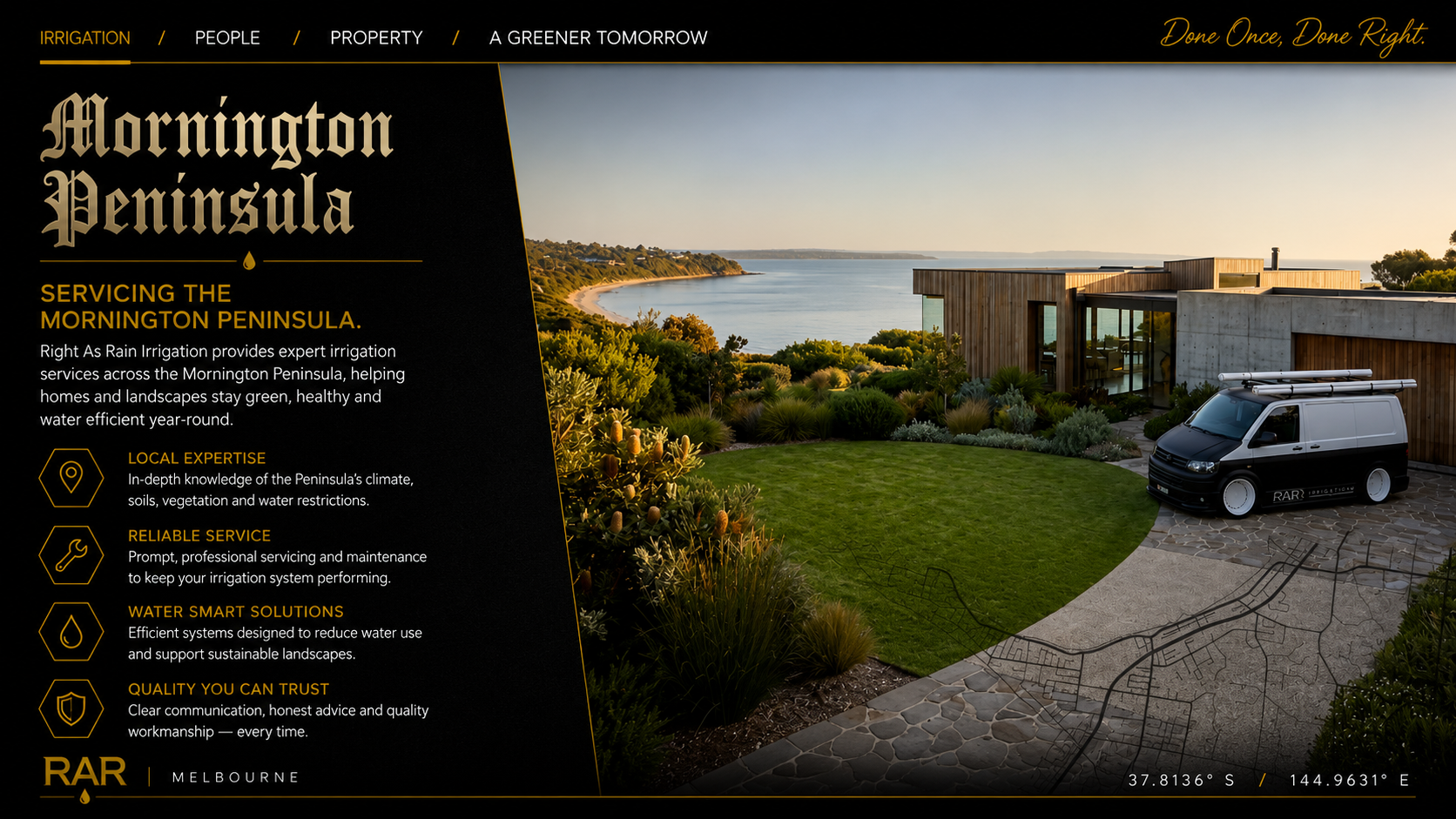 Irrigation Services Mornington Peninsula | Right As Rain Irrigation