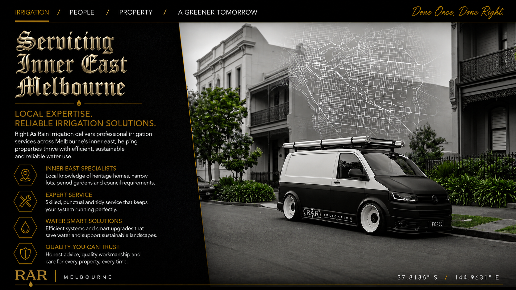 Irrigation Services Inner East Melbourne | Right as Rain Irrigation