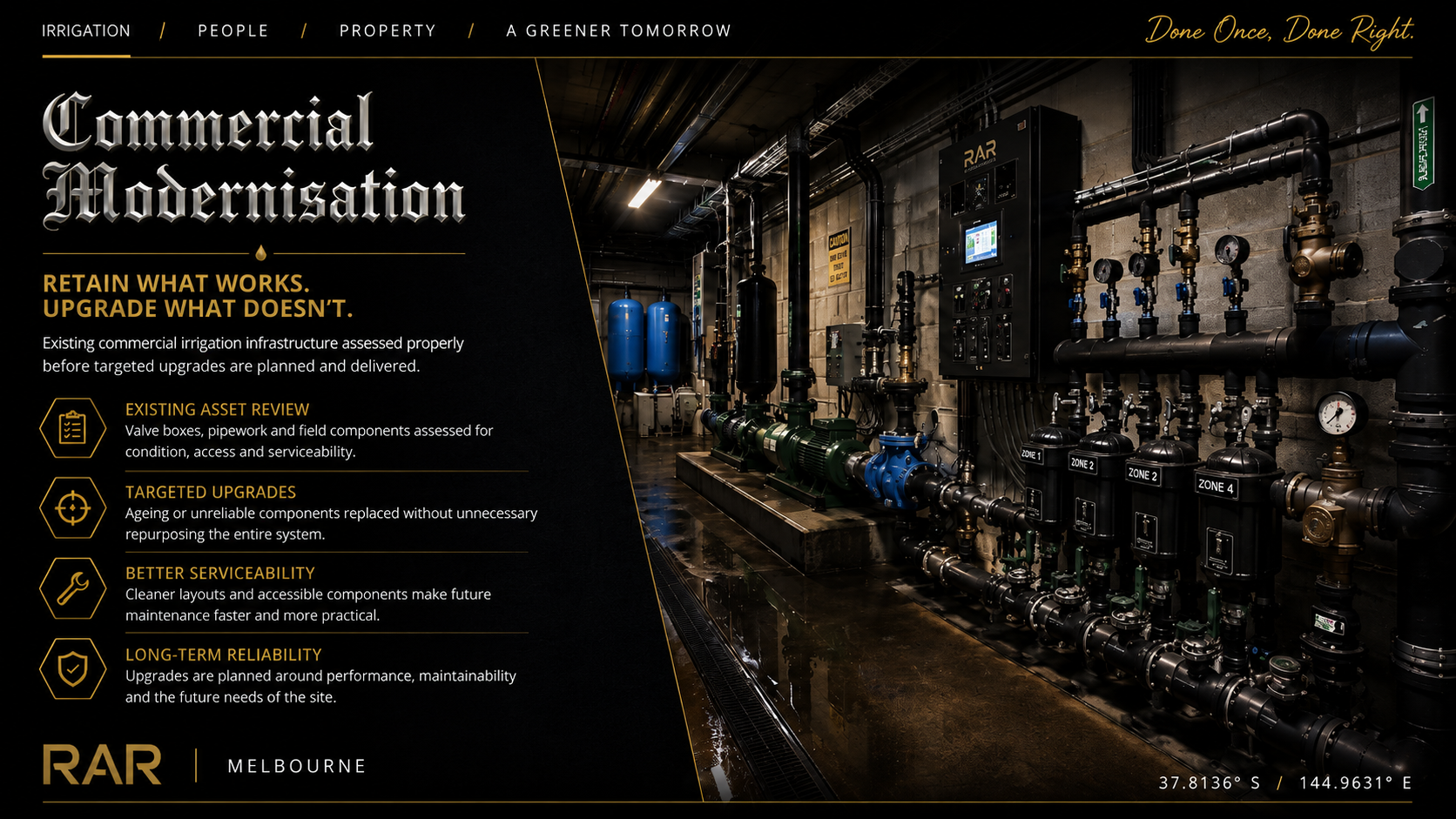 Commercial Irrigation Automation and Centralised Control Melbourne