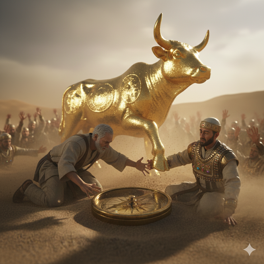 בין מצפן לעגל