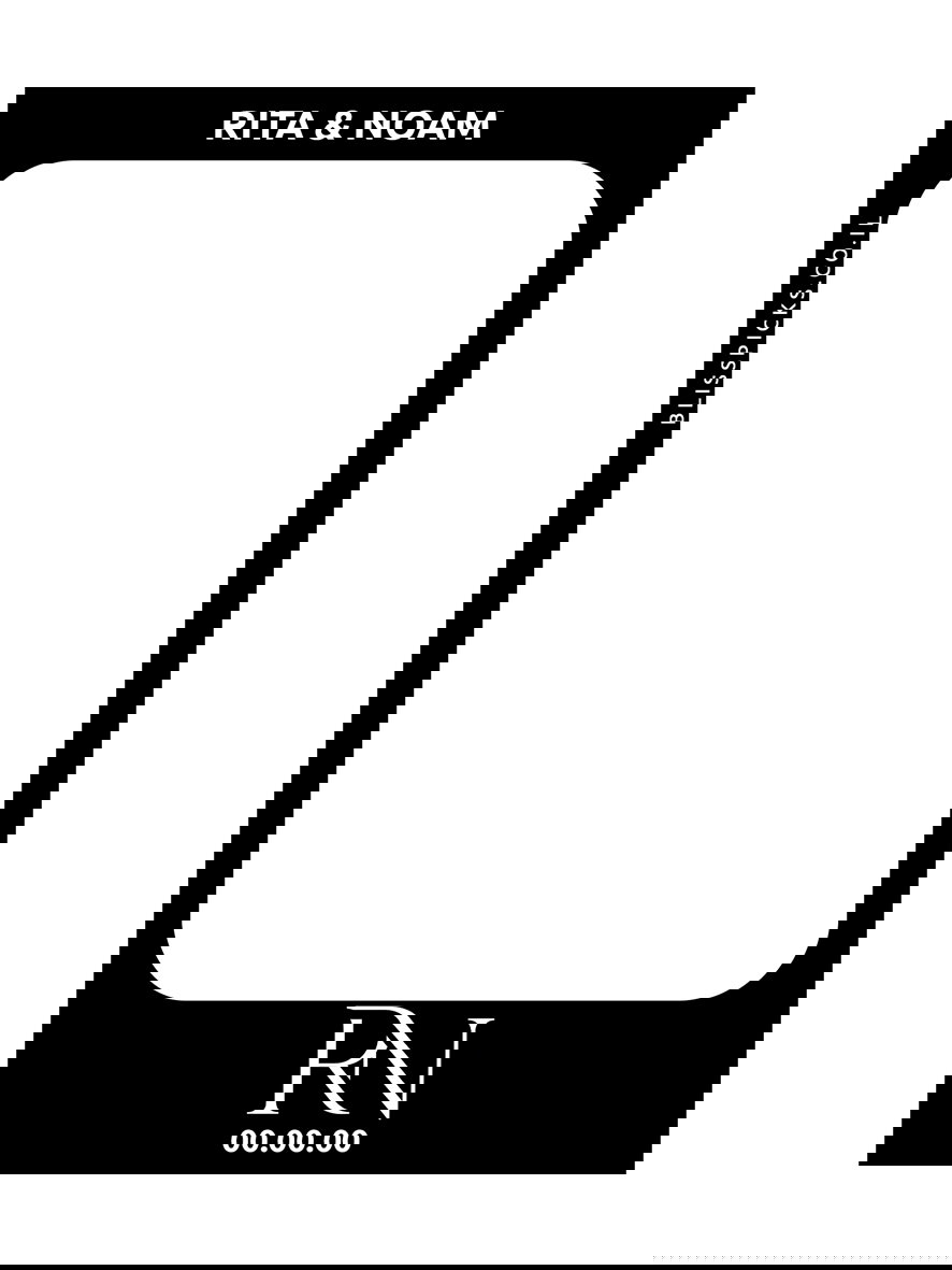 מסגרת שחור/לבן