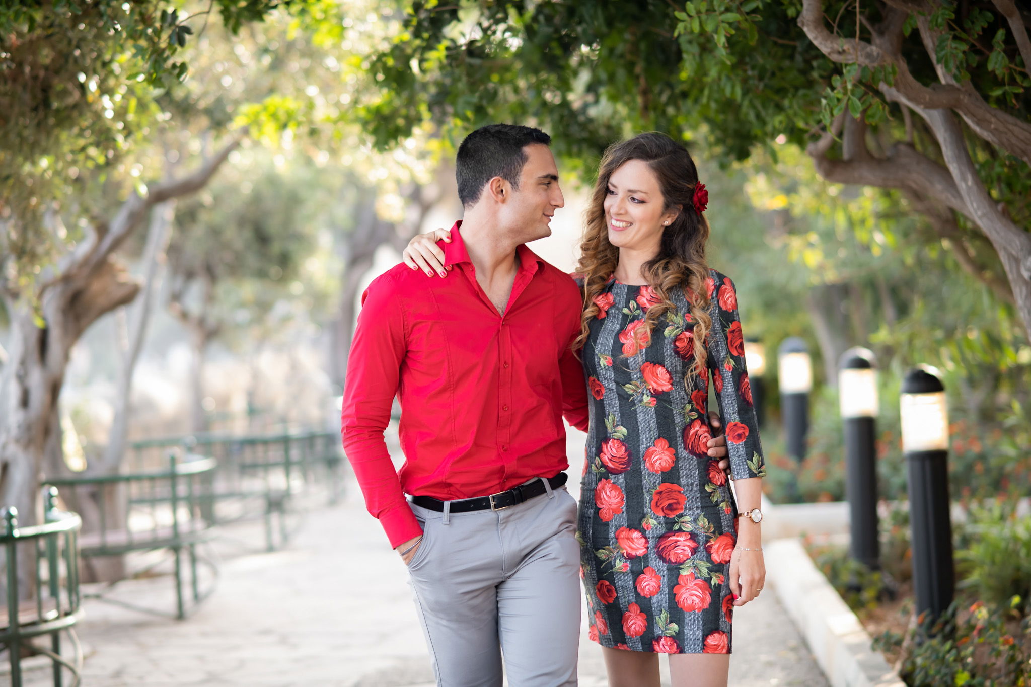 pre wedding session at lower barakka gardens in valletta