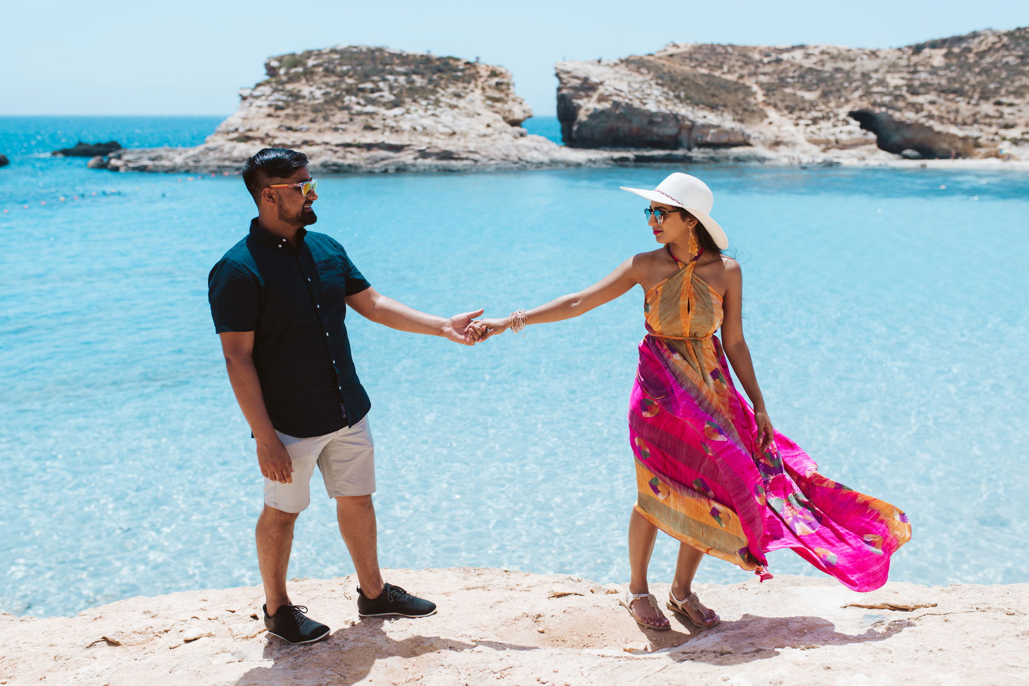 comino pre wedding photo session