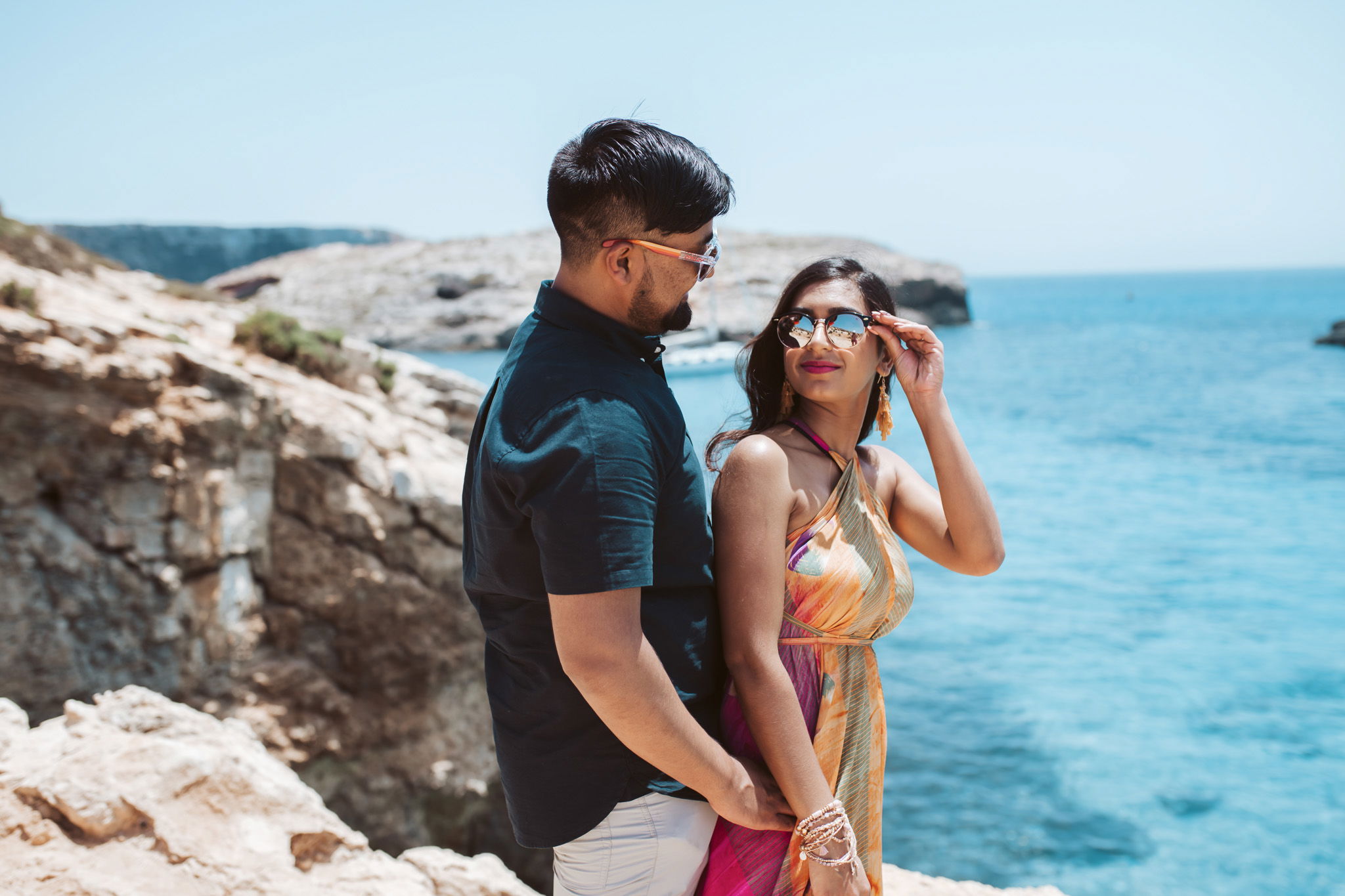 comino pre wedding photo session