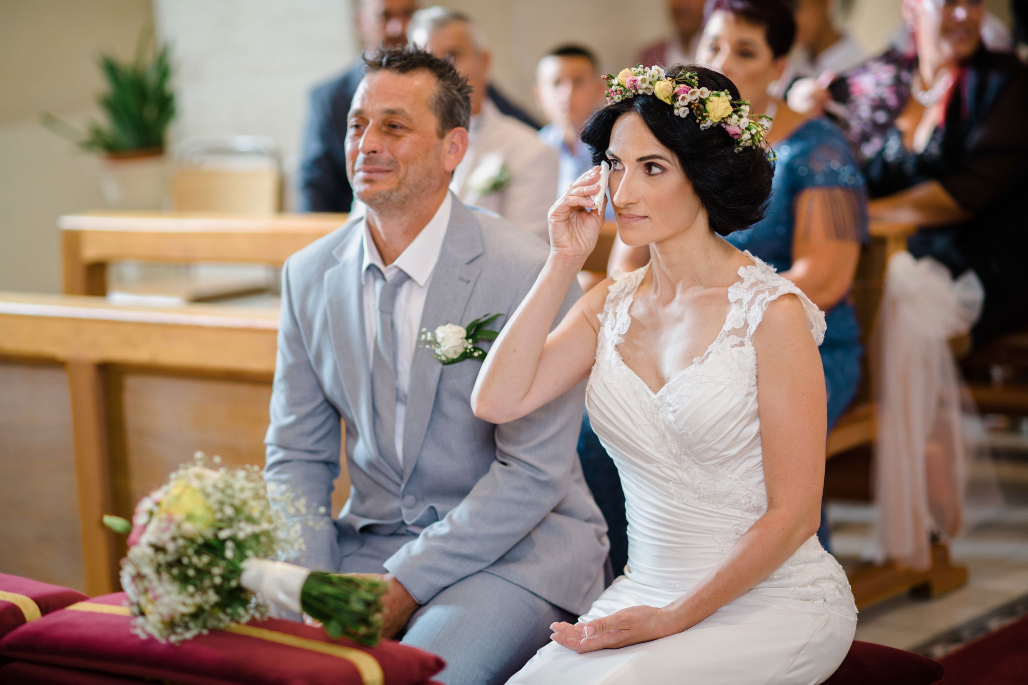 Madonna ta Loretu wedding bride and groom