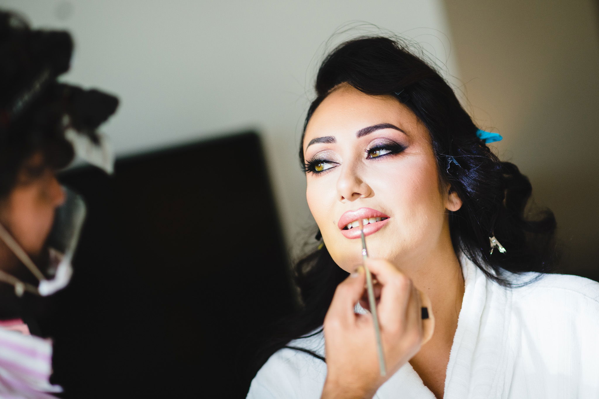 bride getting ready