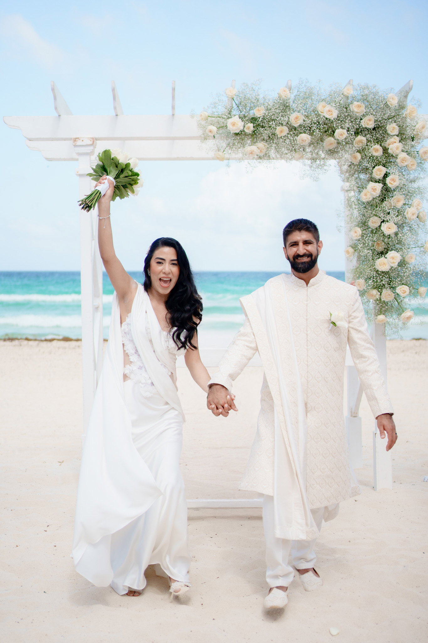 Wedding portraits in Riviera Maya