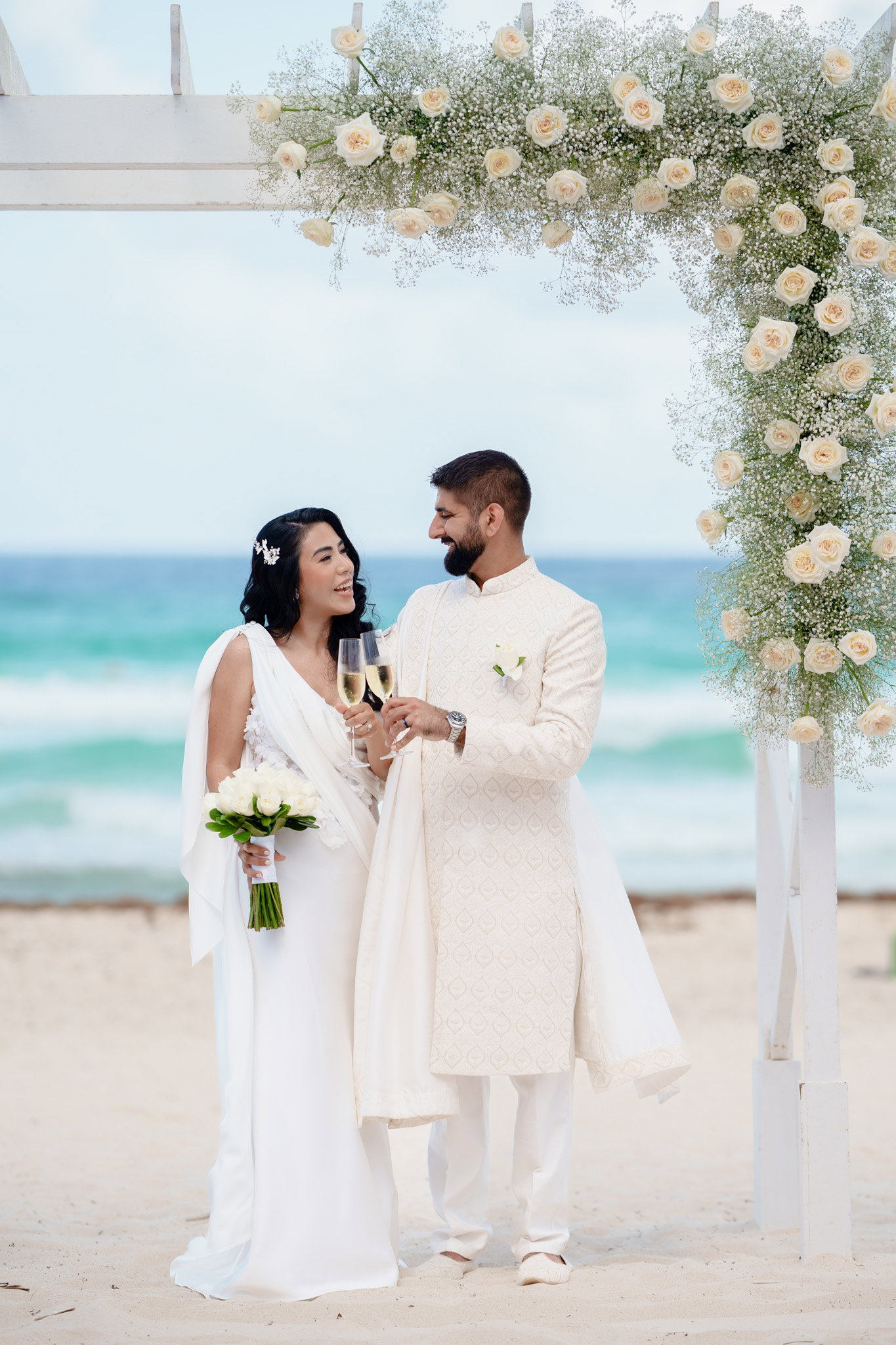 Wedding portraits in Cancun