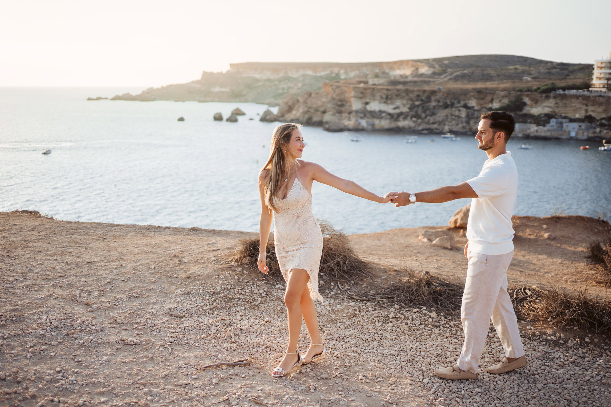Engagement photoshoot in malta