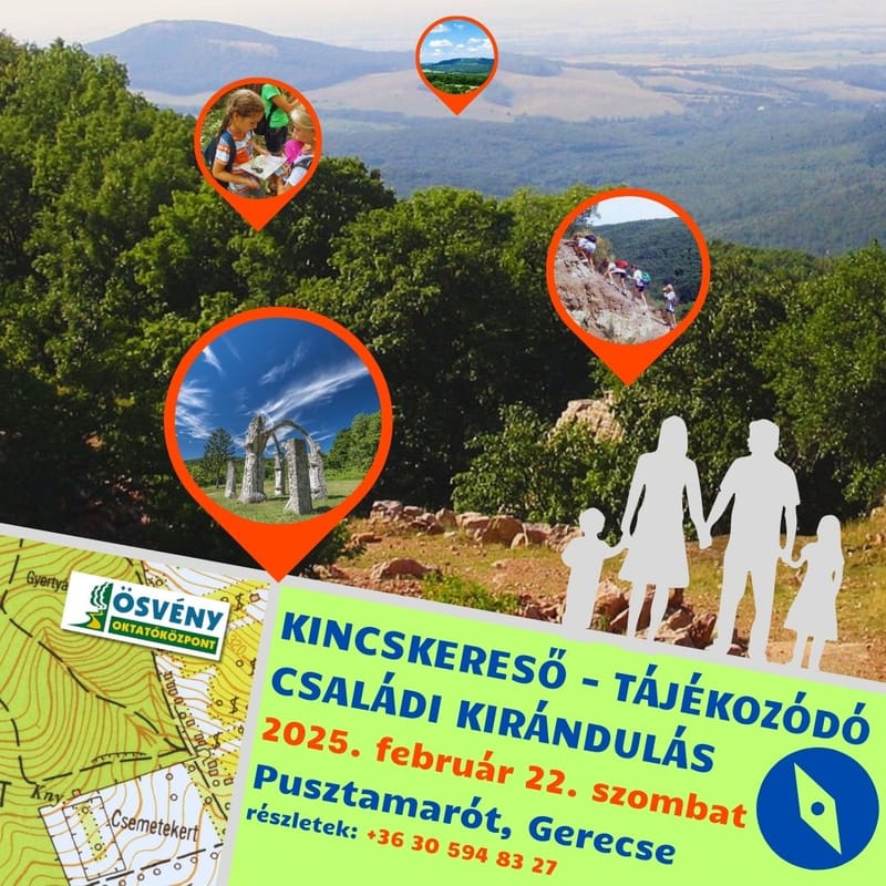 Kincskereső és tájékozódási kirándulás - ÖSVÉNY Családi Programok