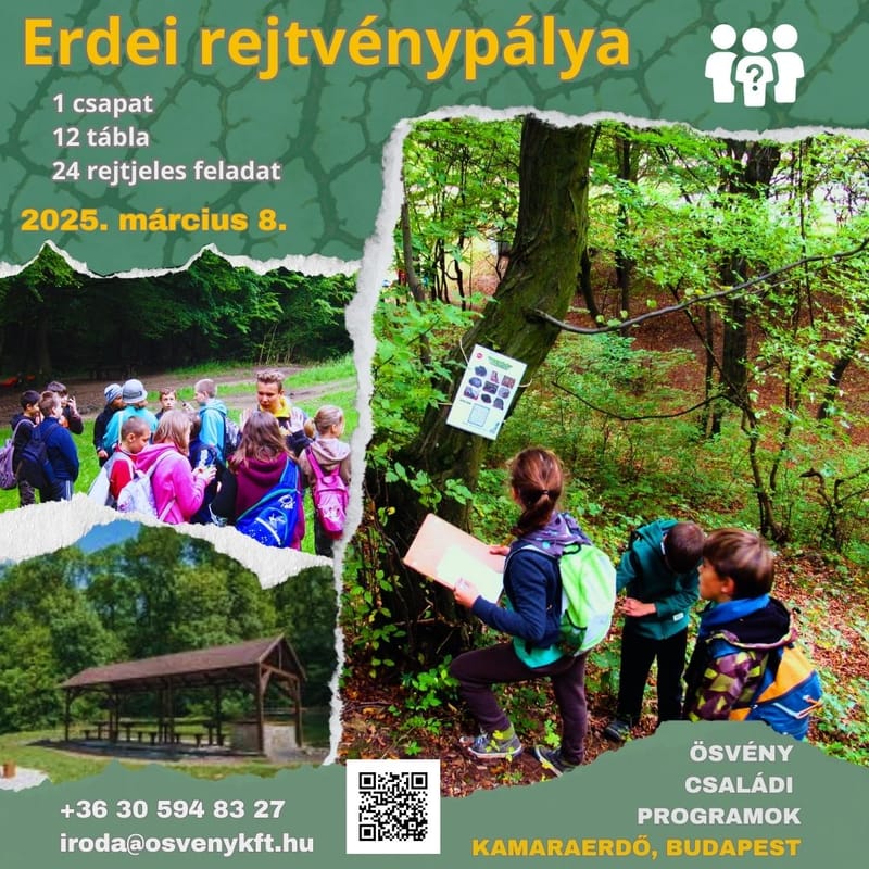Erdei rejtvénypálya - ÖSVÉNY Családi Programok