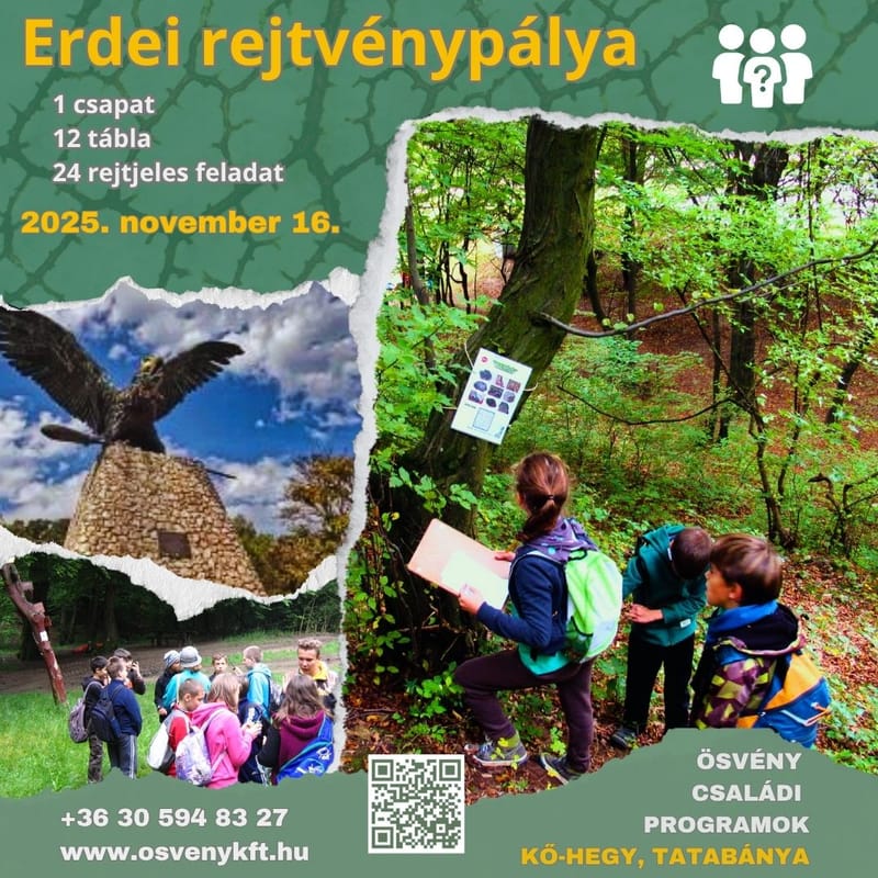 Erdei rejtvénypálya - ÖSVÉNY Családi Programok