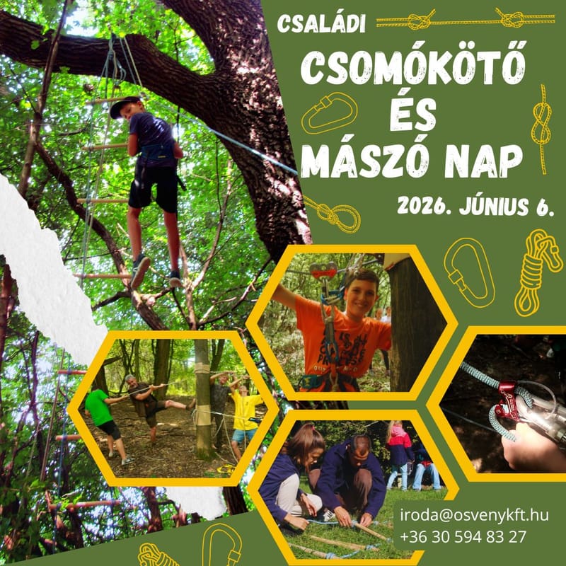 Családi csomókötő és mászó nap - ÖSVÉNY Családi Programok