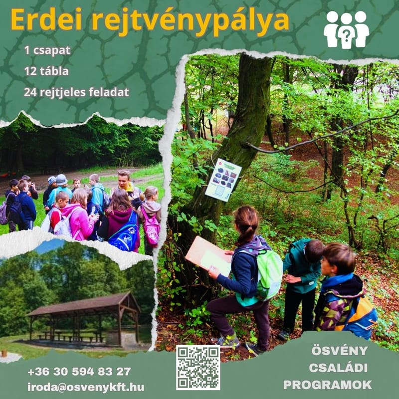 Erdei rejtvénypálya - ÖSVÉNY Családi Programok