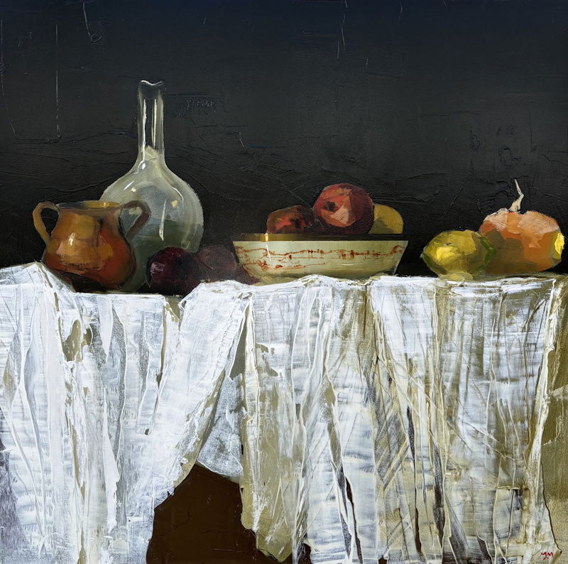 "Still Life on a White Cloth"