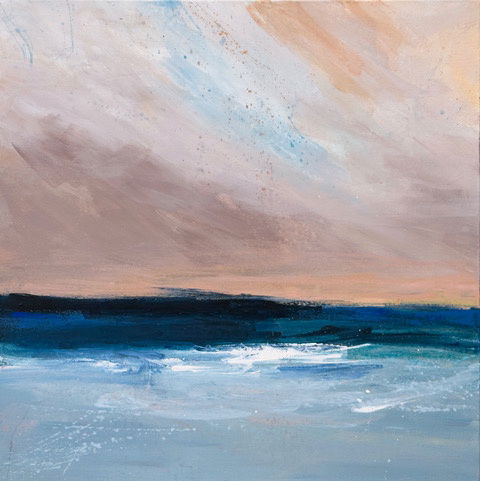 "Pink Sky, Dusk"