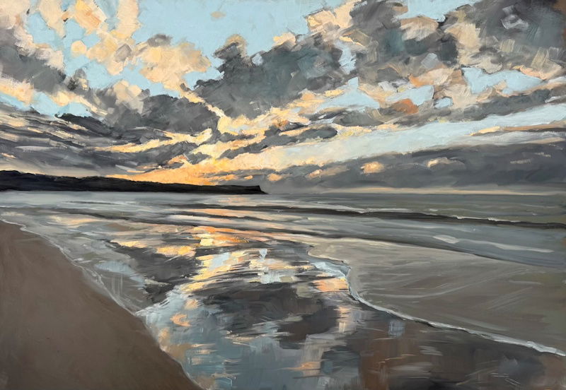 "Evening Sky at Portballintrae"