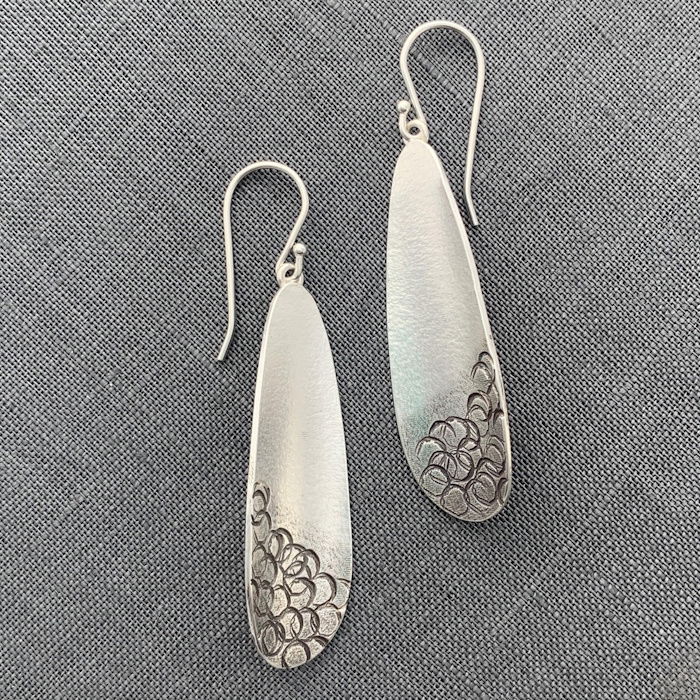 Silver Drop Earrings