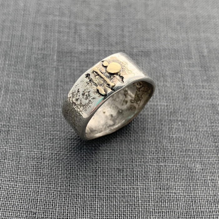 Silver & Gold Fused Ring