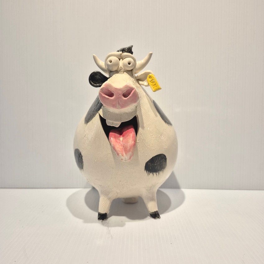 "Small Mad Friesian cow 3"